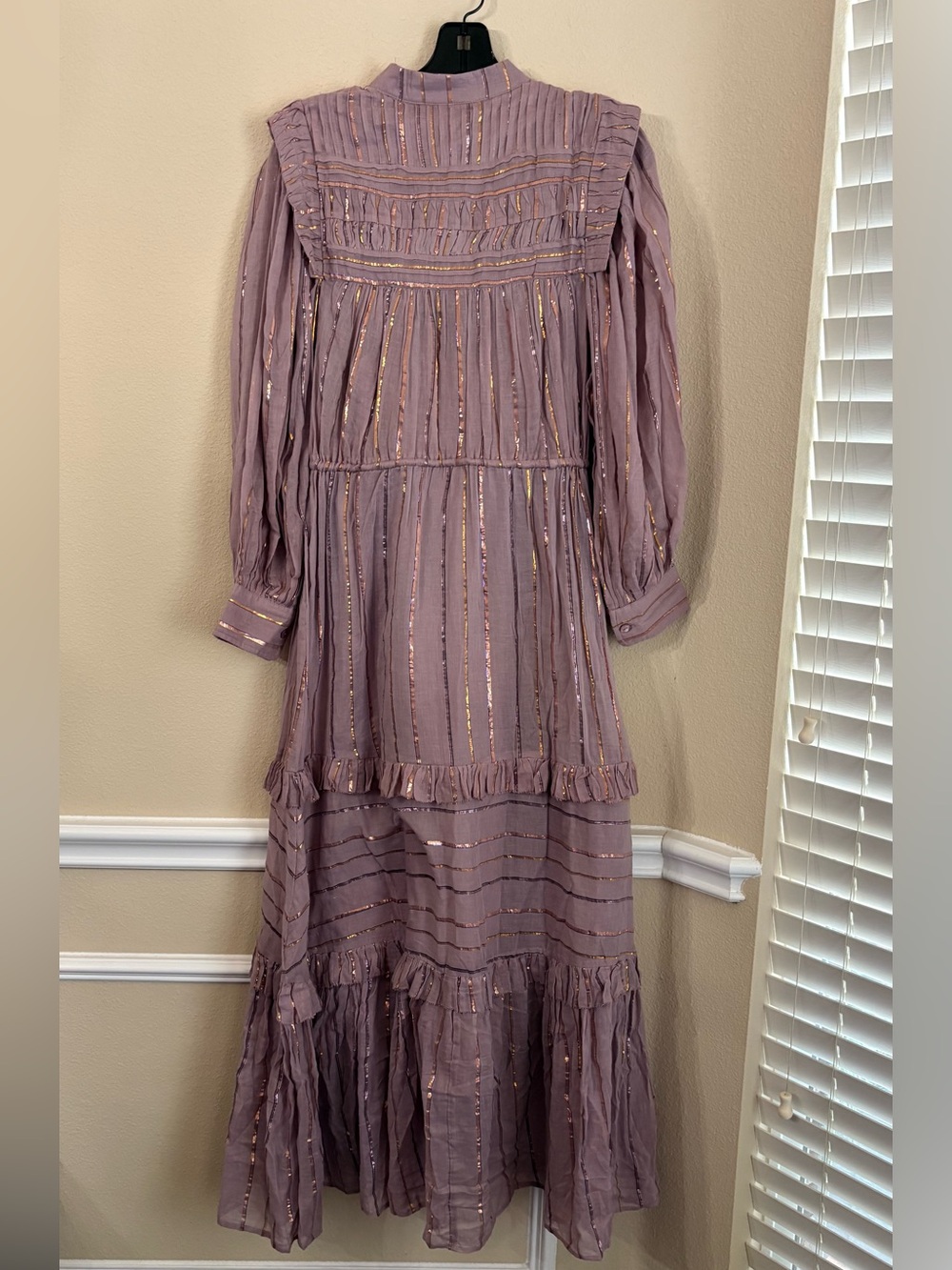 NWT Farm Rio Pleated Yoke Tiered
Prairie Maxi Dress - Picture 4 of 5